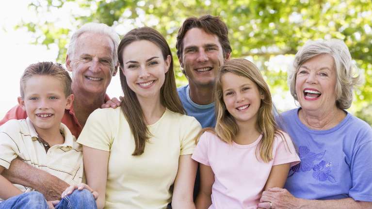 Multigenerational family in lincoln 