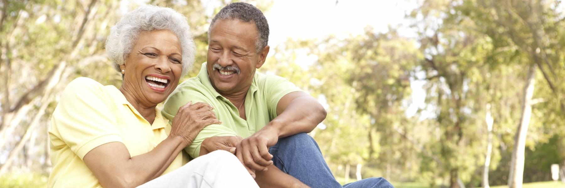 Couple rollerblading at Holmes Lake Park in Lincoln, NE
