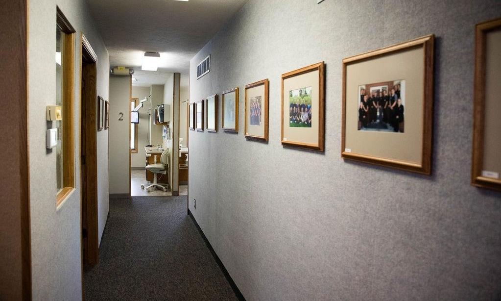 Office interior at lincoln dentist on normal blvd